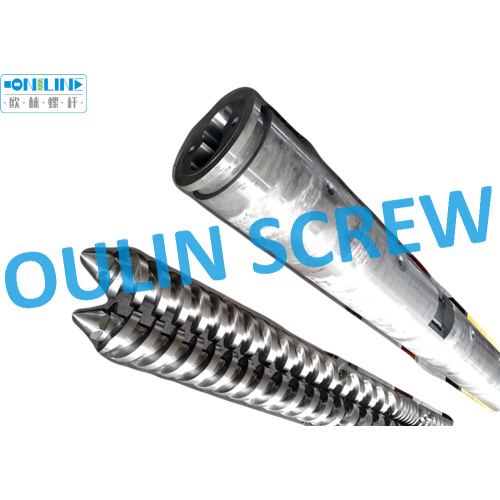 110/28 Twin Parallel Screw Barrel for PVC Extrusion