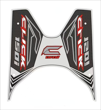 Customized Motorcycle Pedal Pad with Logo Printing - Simple Universal PVC Foot Pad