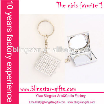 Fashion digital photo keychain, mirror keychain,crystal keychain