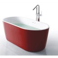 Popular Fiber glass love shaped bathtub hot tub