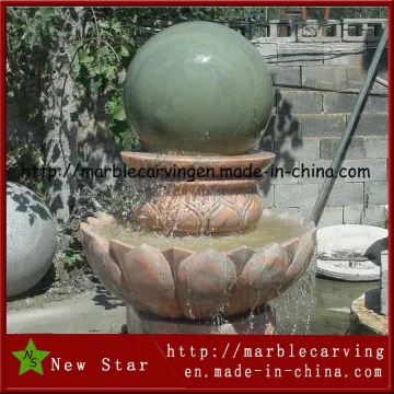 Garden Decoration Outdoor and Indoor Stone Rolling Ball Water Fountain