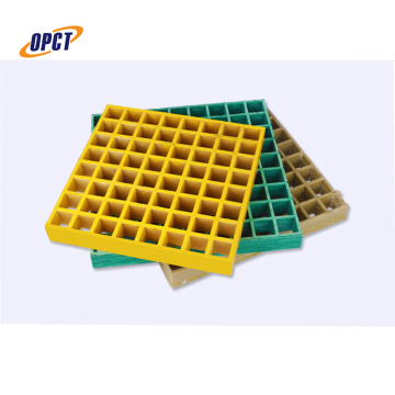 Used yellow frp chemgrate catwalk fiberglass molded grating