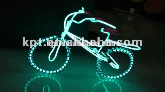 neon bike light,el wire car decoration,bike night light