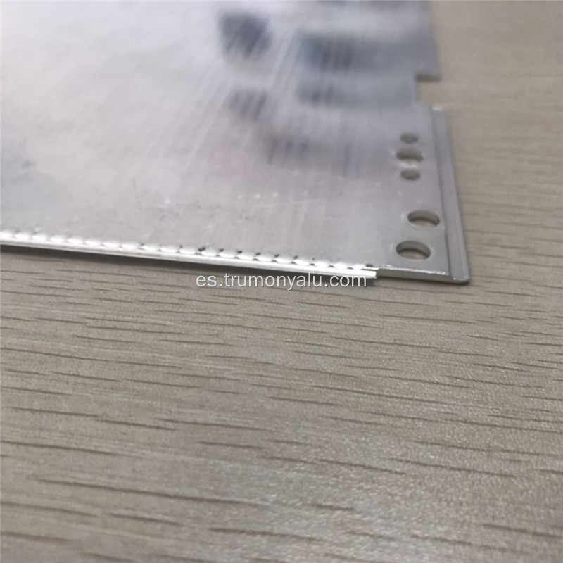 Placa plana de tubo de calor grande de aluminio compuesto