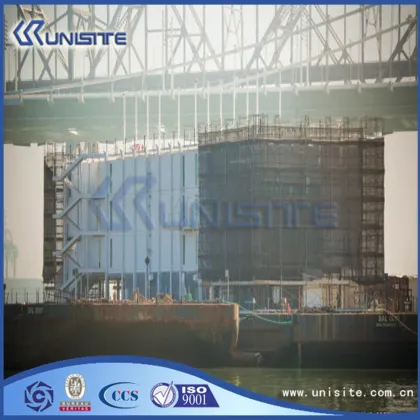 high quality customized pontoon barge, propeller barge for sale(USA3-016)