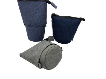telescopic expandable pencil bag