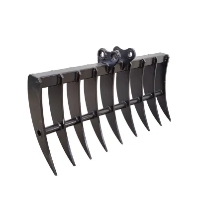 OEM Manufacturer Factory: High-Quality Excavator Landscape Rakes and Root Rakes for Hitachi, Caterpillar (Cat), and Other Brands