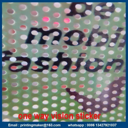 One Way Vision Sticker Printing Service