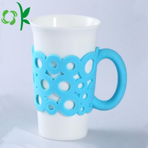 Silikon Pribadi Reusable Coffee Cup Sleeves