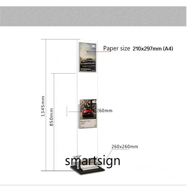 car show display stand board