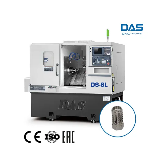 Price and Details of the CNC Lathe Turning Machine DS-6L for Metal Sample and Mold Production