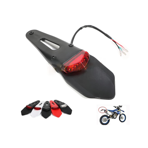 યુનિવર્સલ મોટરસાયકલ પૂંછડીનો લેમ્પ સ્મોક એલઇડી ઇન્ટિગ્રેટેડ ટર્ન સિગ્નલ બ્રેક પૂંછડી પ્રકાશ