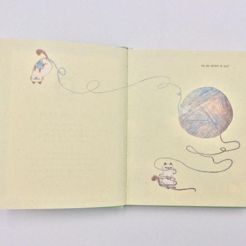 Paper lovely cat student notebook