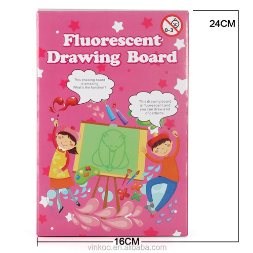 Suron A5 Ukuran Sihir Fluorescent Doodle Pad