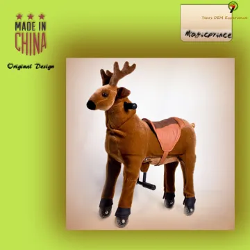 Hot sale in USA UFREE HORSE high quality mechanical ride on toy horse on wheels for kid