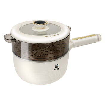 600W Rapid Electric Noodles Pot - Multifunctional Portable Non-Stick Adjustable Cooking Pot