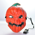 Máscara de terror de calabaza brillante LED de Halloween