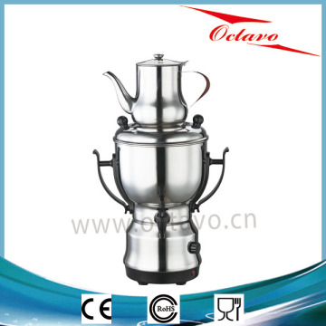Electric samovar stainless steel tea pot and body