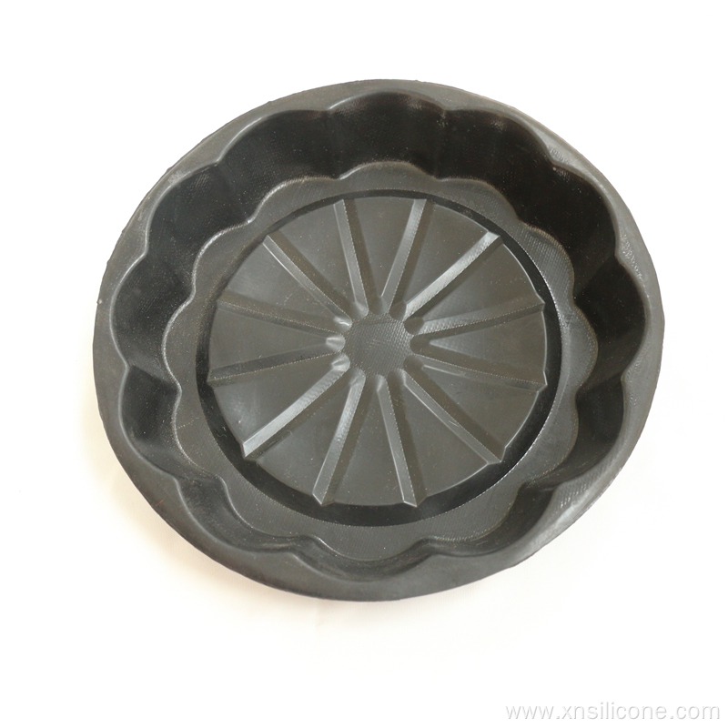 Food Grade Flower Shape Round Silicone Cake Mold