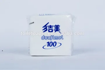 Soft Pack Tissue 100% Virgin Wood Pulp 5 star hotel paper napkin