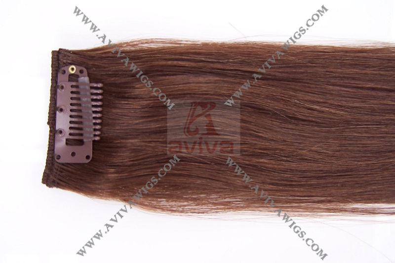 100% Virgin Remy Clip in Hair Extension with Deep Wave