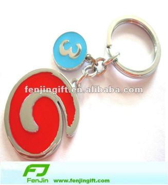 custom promotional metal enamel keychain