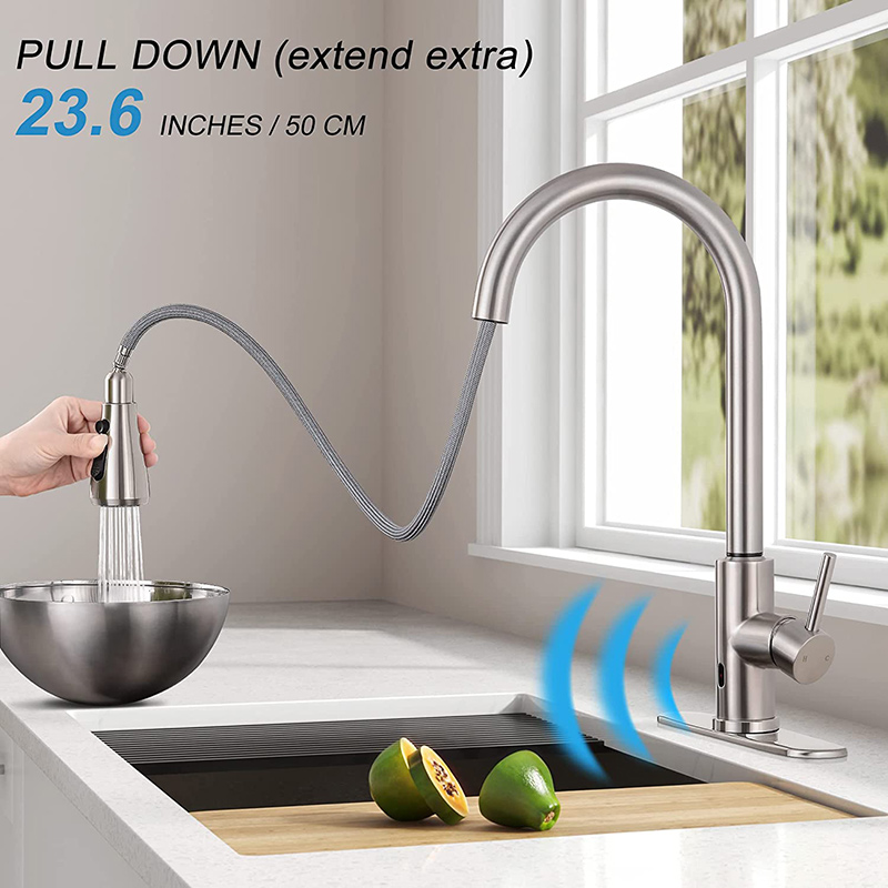 Toque libre TOUCHO activado Waterworks Kitchen Faucet