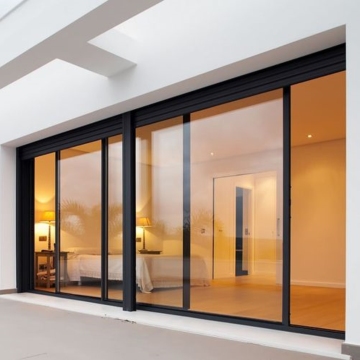 Thermal Break Soundproof Aluminium Profiles for Double Glass Sliding Doors with Argon Fill