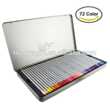 Art Drawing Colored Pencils, Set of 72 Assorted Artist Colored Pencils with Tin Box for Sketching/ Drawing/ Adult Coloring Books