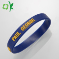 Braccialetti in silicone blu unici personalizzati Cool Fashion