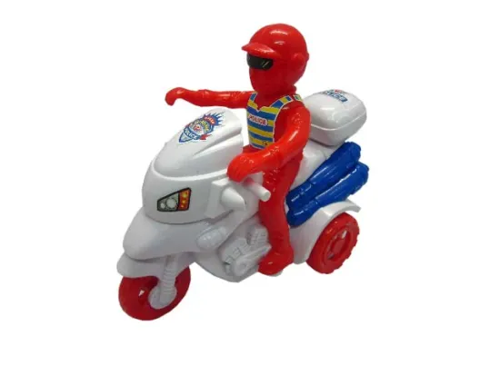 PULL STRING MOTOCYCLE W/BELL