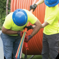 7 ways 16/12mm underground HDPE microduct conduit