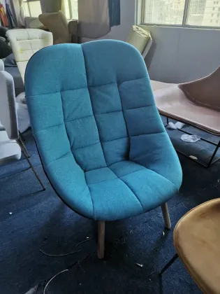 Uchiwa quilted lounge chair