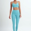 Conjunto de leggings e sutiã de treino