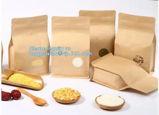 Food Industrial Use self seal fast food kraft paper bags, fast food kraft paper bag biodegradable packaging brown kraft paper ba
