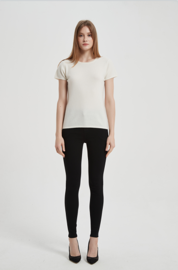 Women Recycled Cashmere Tshirt