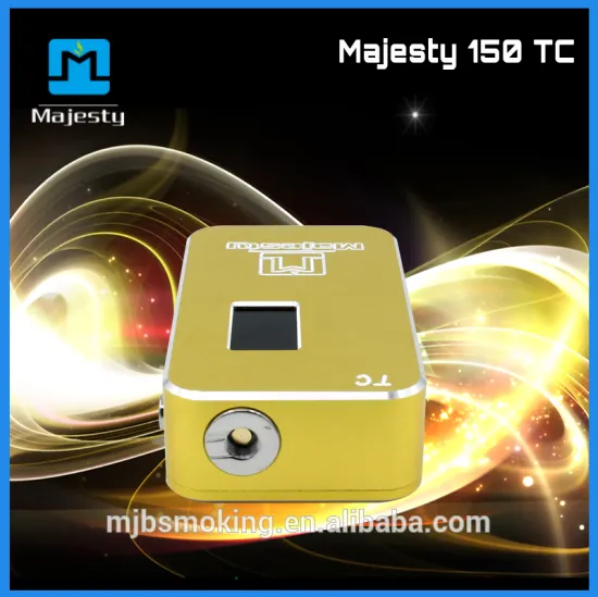 Authentic Majesty 150W Temperature Control Box Mod , Temperature Control Vaporizers , Temperature Control Ecig 150w box mod