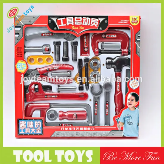 JTH40572 Wholesale Kids Tool Sets Plastic Pink Kids Tool Set toy