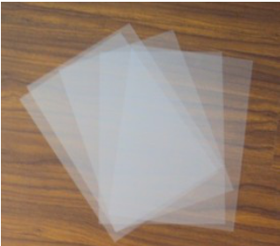 Transparent inkjet printing PVC sheet