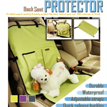Mutifunctional 2 in 1 pet proof seat covers storage bag when folded