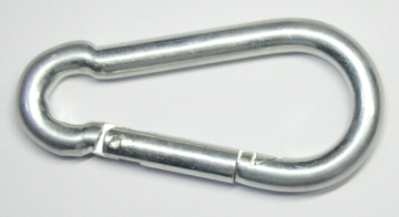 carabiner spring snap hook zinc plated