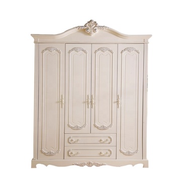 Z9003 Hotel White Sliding Door Wardrobe Design for Bedroom Furniture