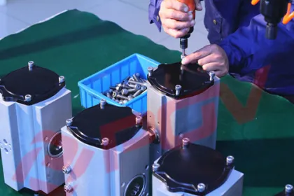 IP67 quarter turn 90 degree rotory air torque pneumatic actuator