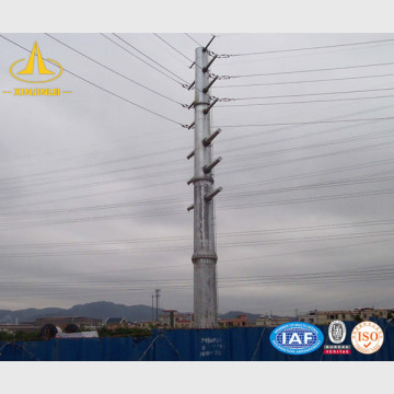 Futao 10-69KV 10-20M जस्ती इलेक्ट्रिक पोल यूटिलिटी पोल विभिन्न वातावरणों के लिए अनुकूलन