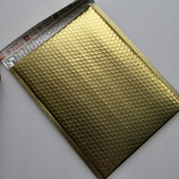 metalized foil thermal insulated metallic bubble mailer