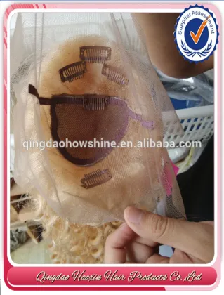 Hot sale new design~ China beauty curly human hair womens toupee wigs