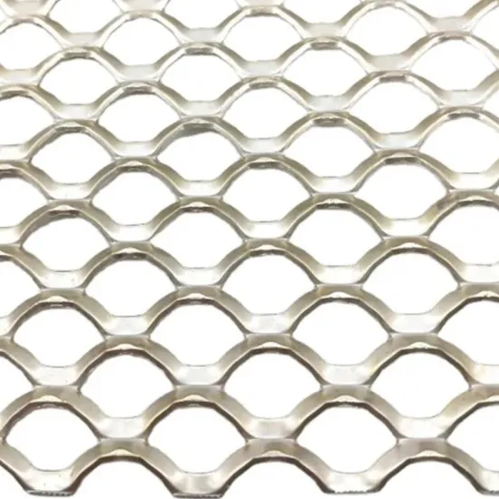 Low-Cost Diamond Hole Expanded Wire Mesh Fence for Curtain Walls