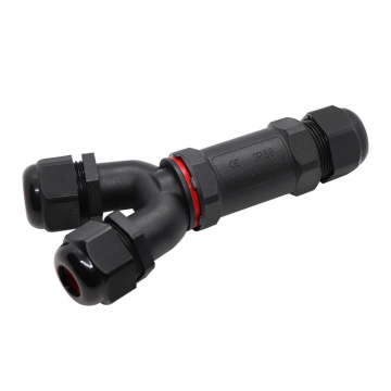Y-Type Waterproof Aviation Socket Connector - Rainproof Cable for Outdoor Use