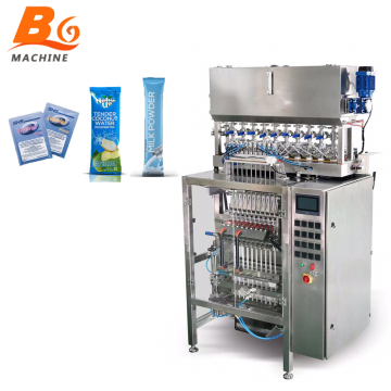 Automatic Vertical Form Fill and Seal Multi-Lane Stick Pack Sachet Packing Machine for Powder