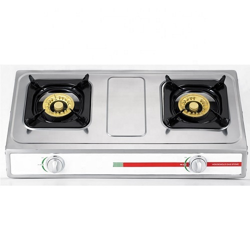 Butterfly 2 Burner Gas Stove Stainless Steel
